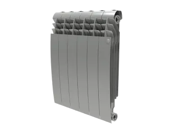 Биметаллический радиатор Royal Thermo BiLiner 500 Silver Satin, 6 секций