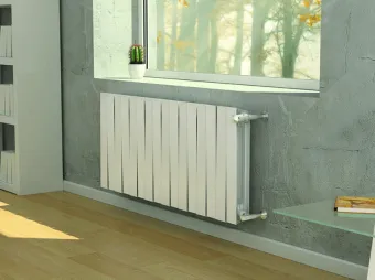 Биметаллический радиатор Royal Thermo PianoForte 100/500/Bianco Traffico, 1 секция