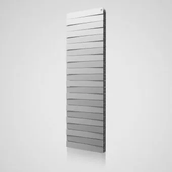 Биметаллический радиатор Royal Thermo PianoForte Tower/Silver Satin, 22 секции
