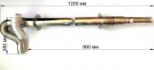 Дымоход коаксиальный Корейского типа 1000L (D75/100) SLIDE SPEA S-type (BR-К, BR-R, BR-W)