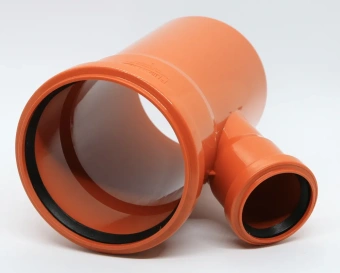 Тройник для наружной канализации ПП 110x50/45* Flextron