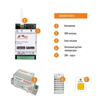 Контроллер MyHeat GSM