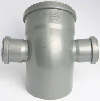 Спецотвод для внутренней канализации ПП 110/45* с выходами 50 мм (левый + правый) Flextron