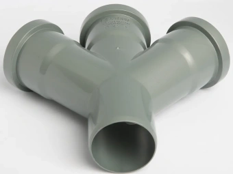 Крестовина одноплоскостная для внутренней канализации ПП 50x50х50/45* Flextron