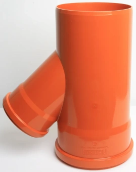 Тройник для наружной канализации ПП 160x110/45* Flextron