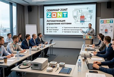 Обучающий семинар ZONT 31 марта