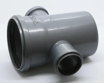 Крестовина одноплоскостная для внутренней канализации ПП 110x50х50/87* Flextron