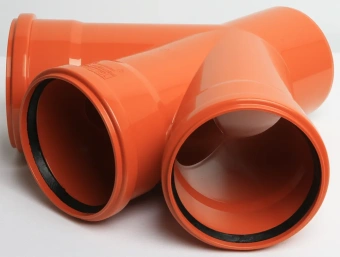 Крестовина для наружной канализации ПП 110x110x110/45* Flextron