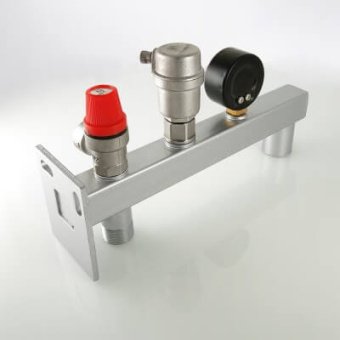 Группа безопасности котла с креплением для расширительного бака Valtec