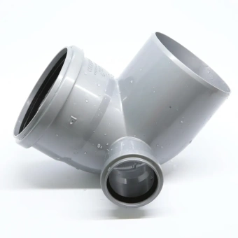 Спецотвод для внутренней канализации ПП 110/87* с выходами 50 мм (левый + правый) Flextron