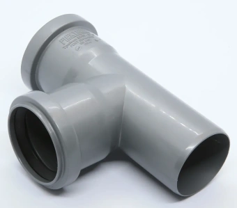 Тройник для внутренней канализации ПП 50x50/87* Flextron