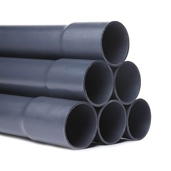 Труба НПВХ клеевая d315×18,7 мм PN16, 3 м, с раструбом