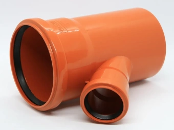 Тройник для наружной канализации ПП 110x50/45* Flextron