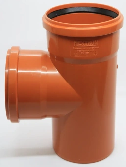 Тройник для наружной канализации ПП 110x110/87* Flextron