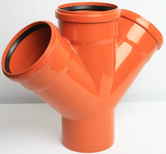 Крестовина для наружной канализации ПП 110x110x110/45* Flextron