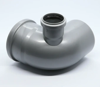 Спецотвод для внутренней канализации ПП 110/87* с выходом 50 мм (левый) Flextron