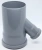 Тройник для внутренней канализации ПП 110x50/45* Flextron