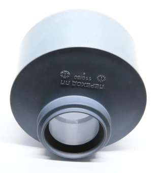 Переход эксцентрический для внутренней канализации ПП 110/50 мм (короткий) Flextron