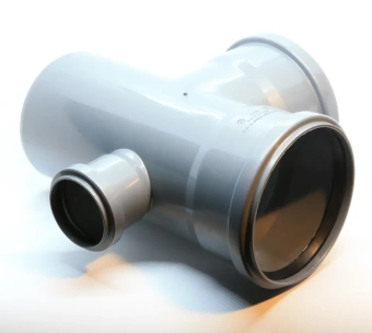 Крестовина одноплоскостная для внутренней канализации ПП 110x110x50/87* Flextron