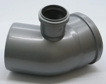 Спецотвод для внутренней канализации ПП 110/45* с выходом 50 мм (правый) Flextron