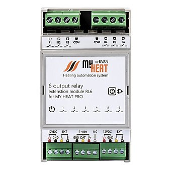 Блок расширения релейный MyHeat RL6