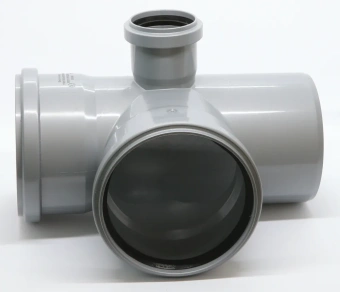 Крестовина двухплоскостная для внутренней канализации ПП 110x110x50/87* правая Flextron