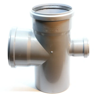 Крестовина одноплоскостная для внутренней канализации ПП 110x110x50/87* Flextron