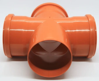 Крестовина для наружной канализации ПП 110x110x110/87* Flextron