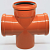 Крестовина для наружной канализации ПП 110x110x110/87*
