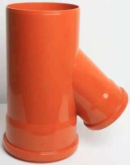 Тройник для наружной канализации ПП 160x110/45* Flextron